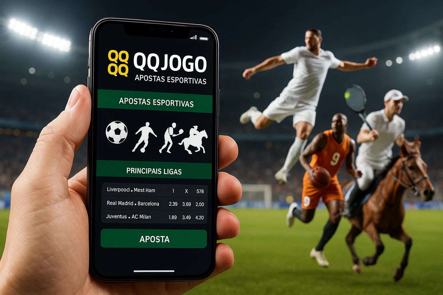 Aposte em apostas esportivas no cassino online QQQJOGO