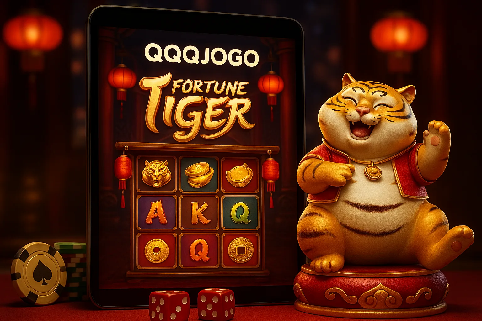 Fortune Tiger é um jogo imperdível no QQQJOGO Casino