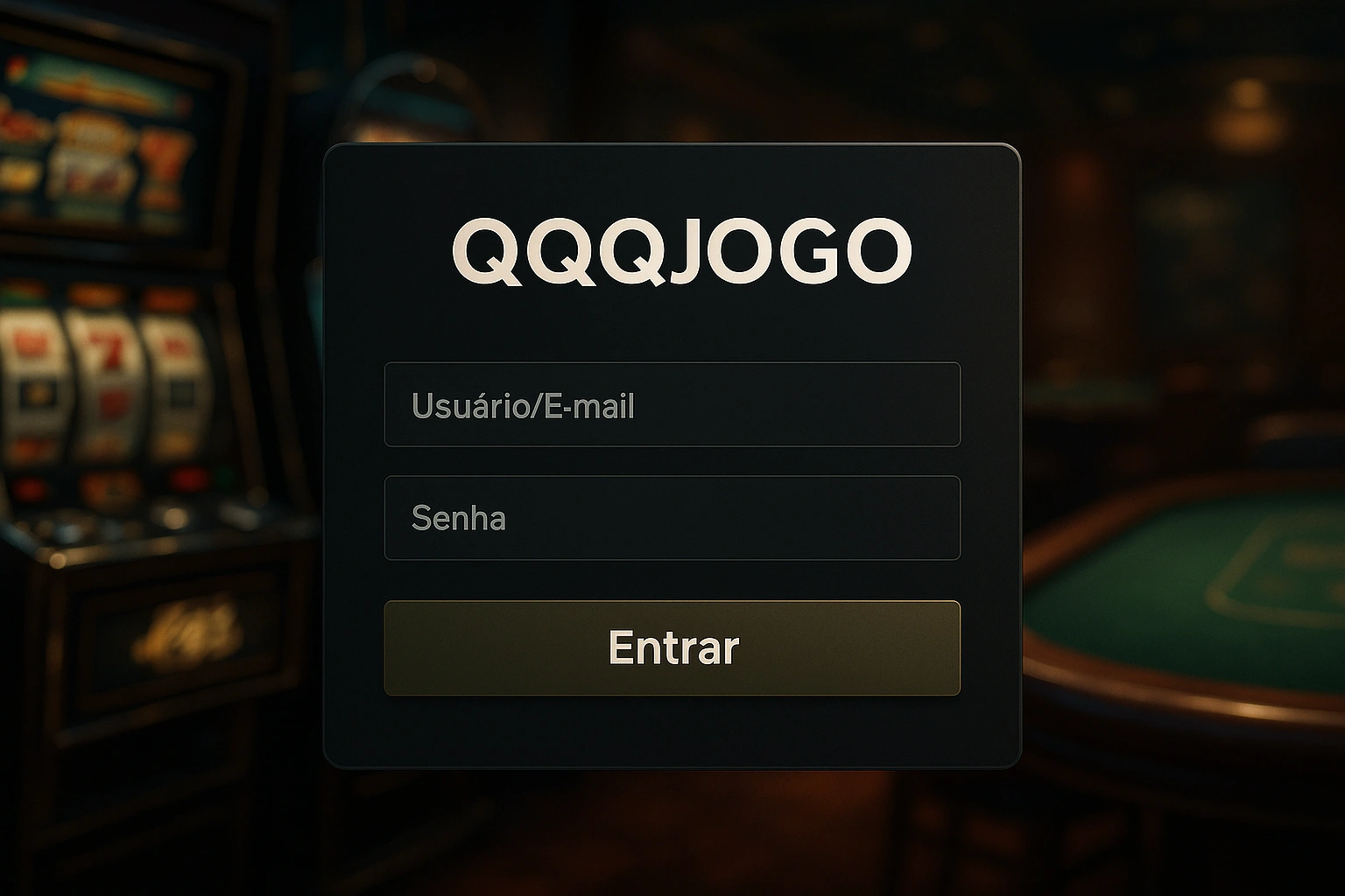 Não Perca tempo, o rRgistro na site QQQJOGO